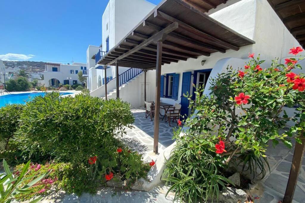 Pigeon House Ornos Beach Mykonos Town Buitenkant foto